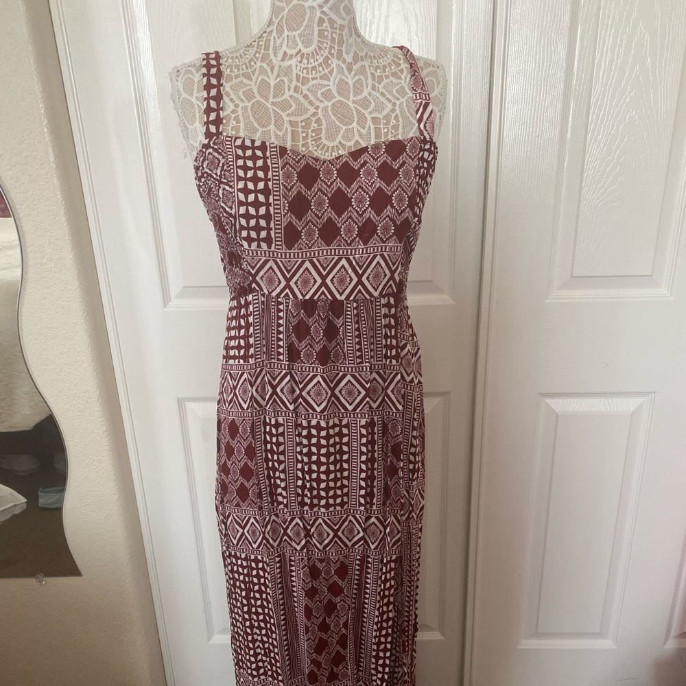 Maxi Criss Cross Back Dress